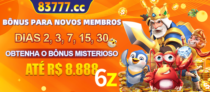 Anúncio dos benefícios para Membro VIP Sênior na plataforma 6z, incluindo bônus promocionais, semanais e mensais, ilustrado com o personagem Fortune Tiger.